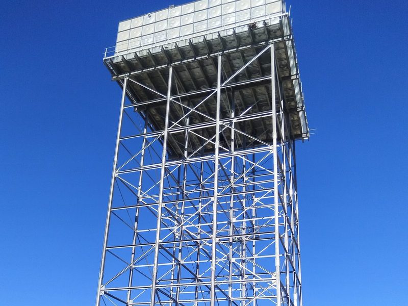Completed 1 ML, 30 m elevated water tank at Kwakwatsi
